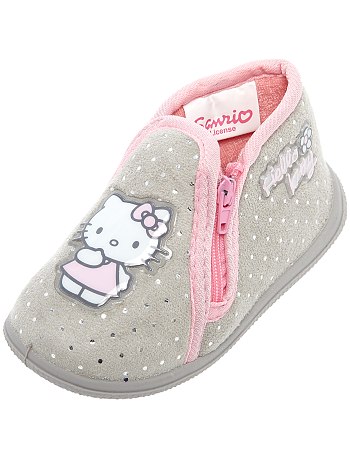 pantofole Hello Kitty a pois brillanti bimba